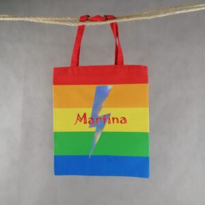 Bolsa ⚡ Arcoiris 👉 ¡ Personalizable !