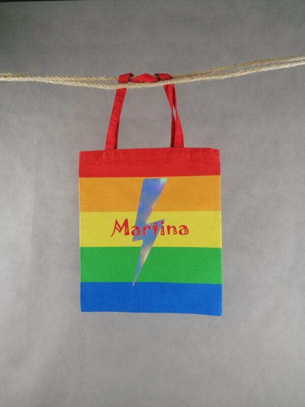 Bolsa ⚡ Arcoiris 👉 ¡ Personalizable !