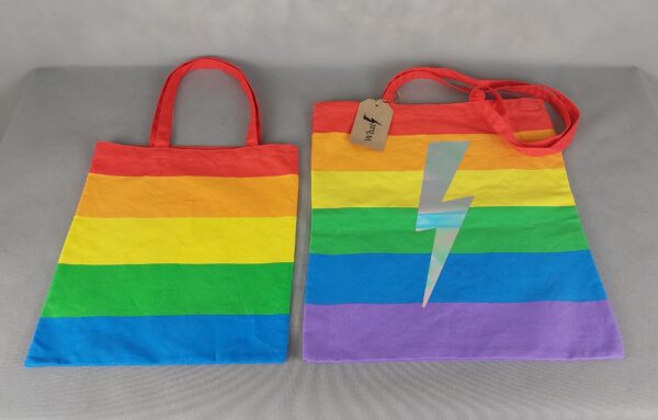 Bolsa ⚡ Arcoiris 👉 ¡ Personalizable ! - Imagen 4