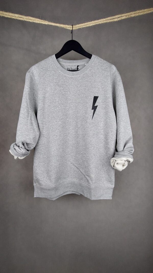 Sudadera Leader Unisex azul marino con mensaje "Born To Be The Leader of My Life"