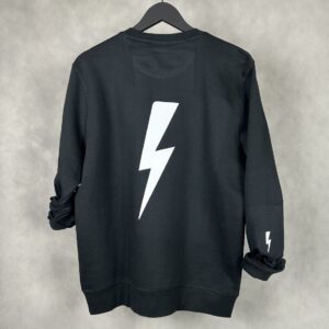 Sudadera Básica Unisex negra de algodón orgánico