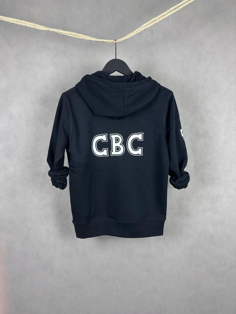 Sudadera Negra con Iniciales Unisex - Diseño Personalizado