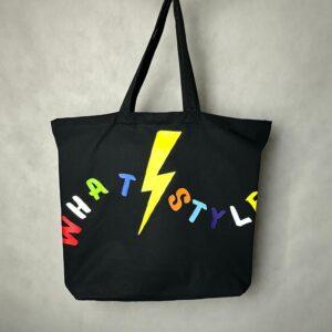 Bolsa Shopper multicolor de Whatstyle, funcional y elegante para el día a día