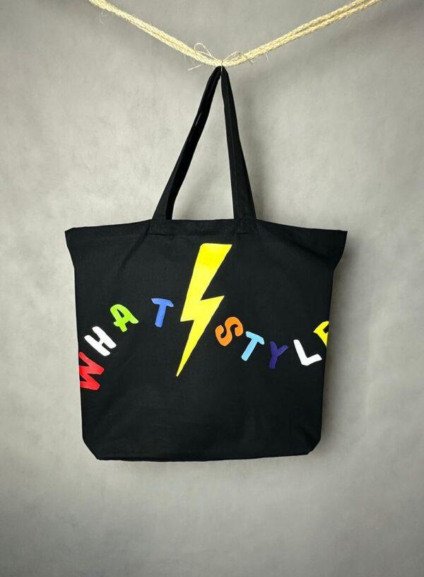 Bolsa Shopper multicolor de Whatstyle, funcional y elegante para el día a día