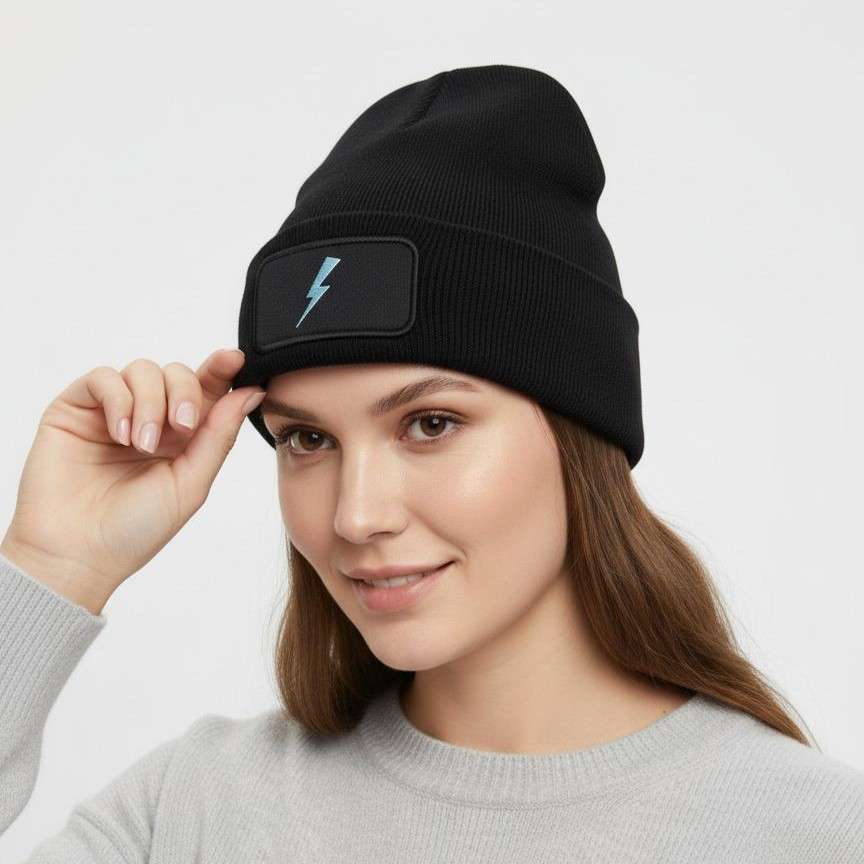 Gorro negro Unisex – Cálido para Invierno - Imagen 2