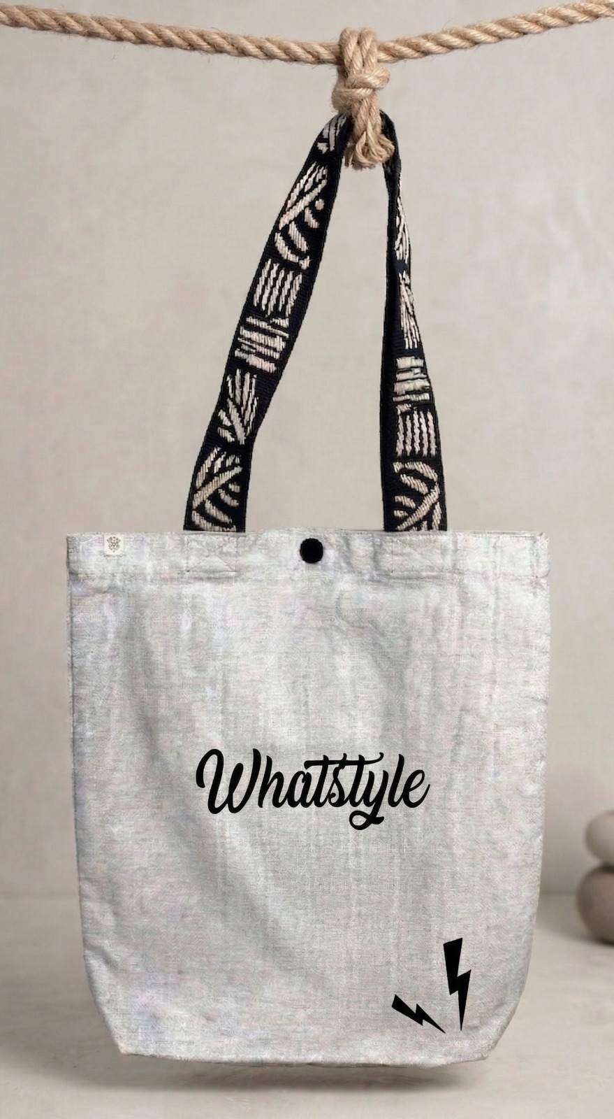 tote bag Metro Cero WhatStyle diseño sostenible en Lugo Galicia