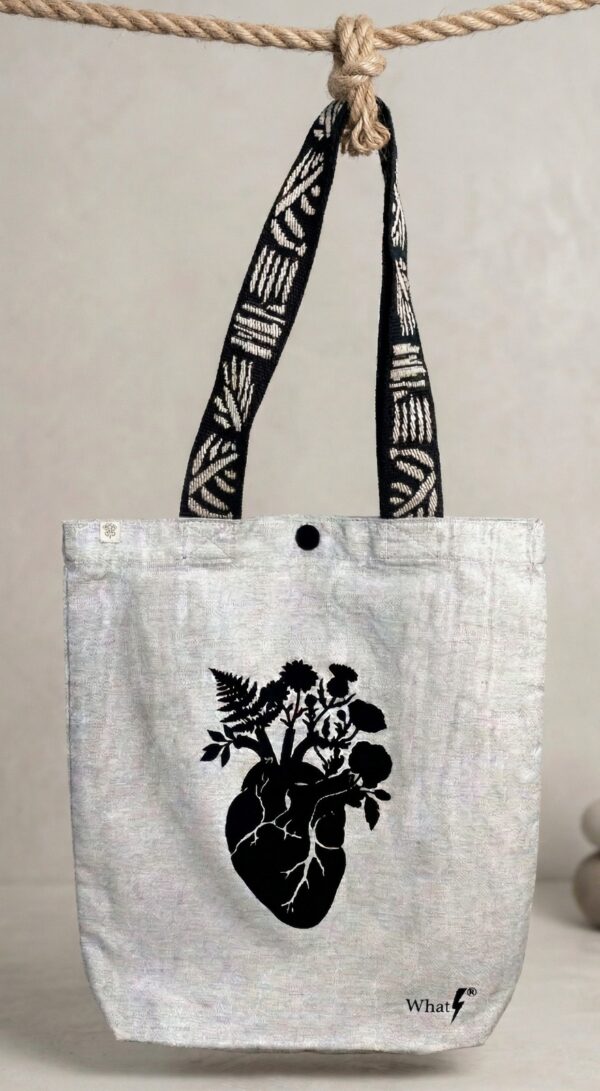 tote bag raices Metro Cero WhatStyle diseño sostenible en Lugo Galicia