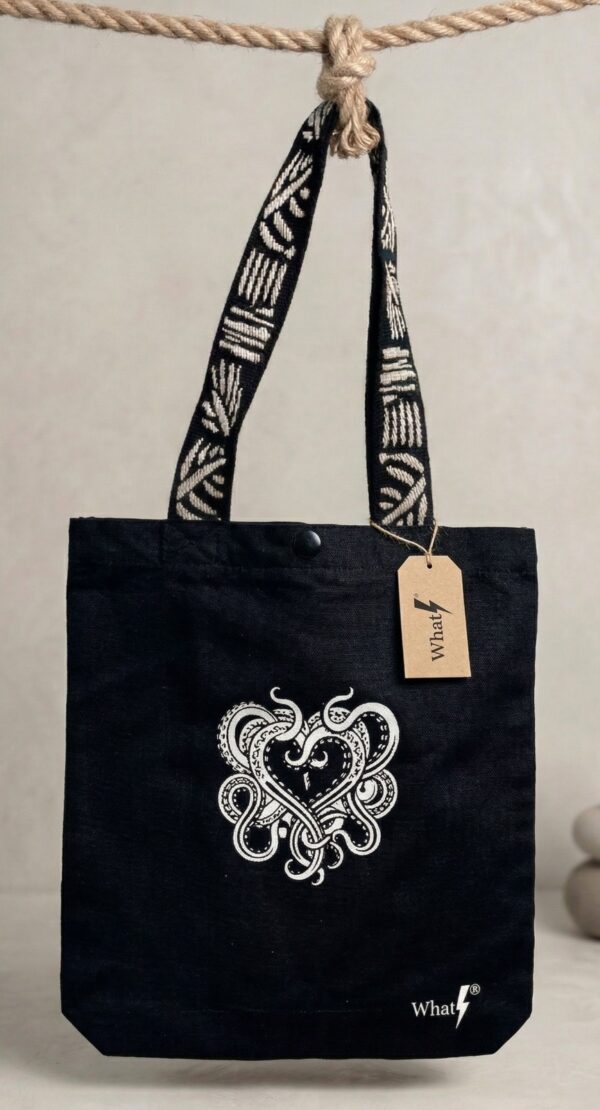 tote bag vinculos Metro Cero WhatStyle diseño sostenible en Lugo Galicia